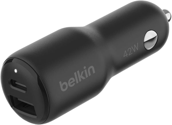 Belkin BoostCharge 42W Dual USB PD PPS Car Charger