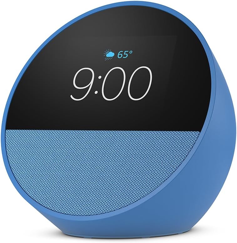 Amazon Echo Spot Smart alarm clock with vibrant sound