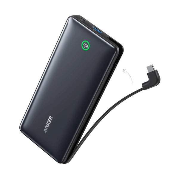 Anker Nano Power Bank (20K, 30W, Built-In USB-C Cable)