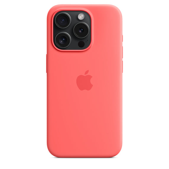 Apple iPhone 15 Pro Max Silicone Case with MagSafe - Guava