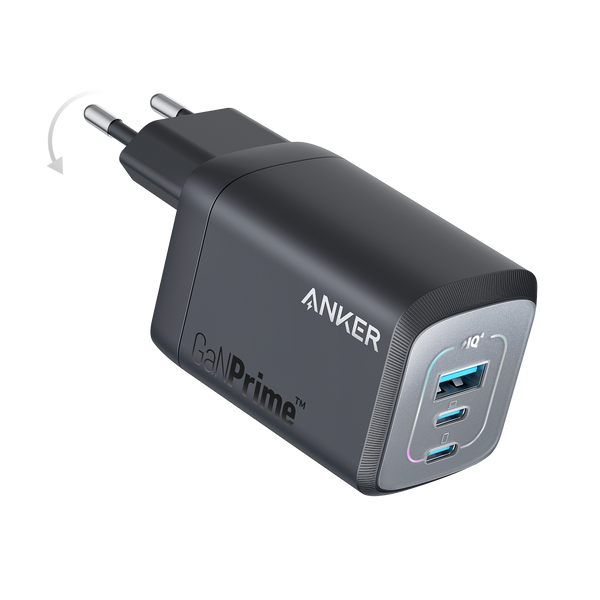 Anker Prime Charger (100W, 3 Ports, GaNPrime)